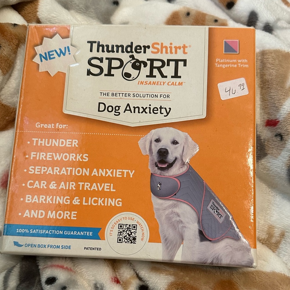 New ThunderShirt Sport XS grey/orange